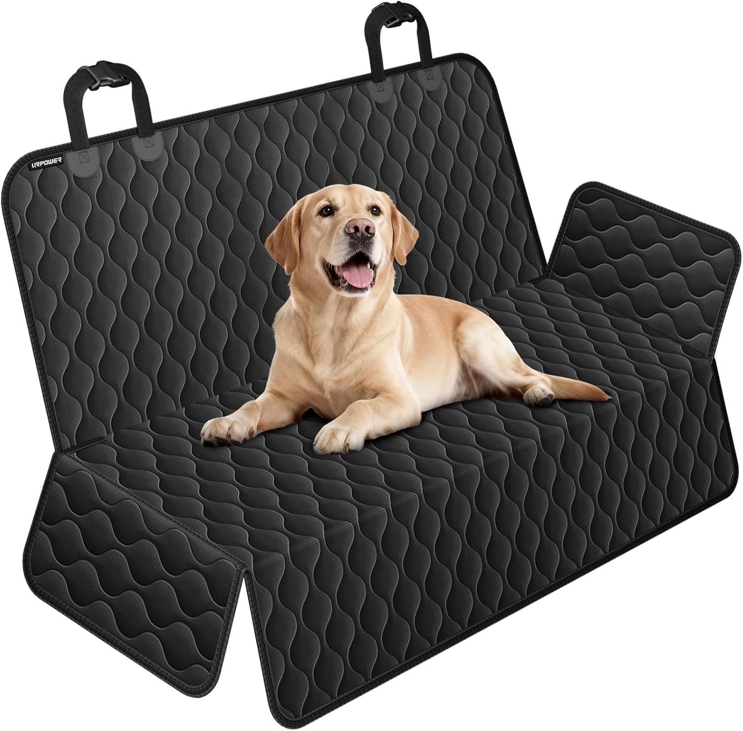 100% Waterproof Pet Seat Cover Car Seat Cover for Pets - Scratch Proof & Nonslip Backing & Hammock, Quilted, Padded, Durable Pet Seat Covers for Cars Trucks and Suvs